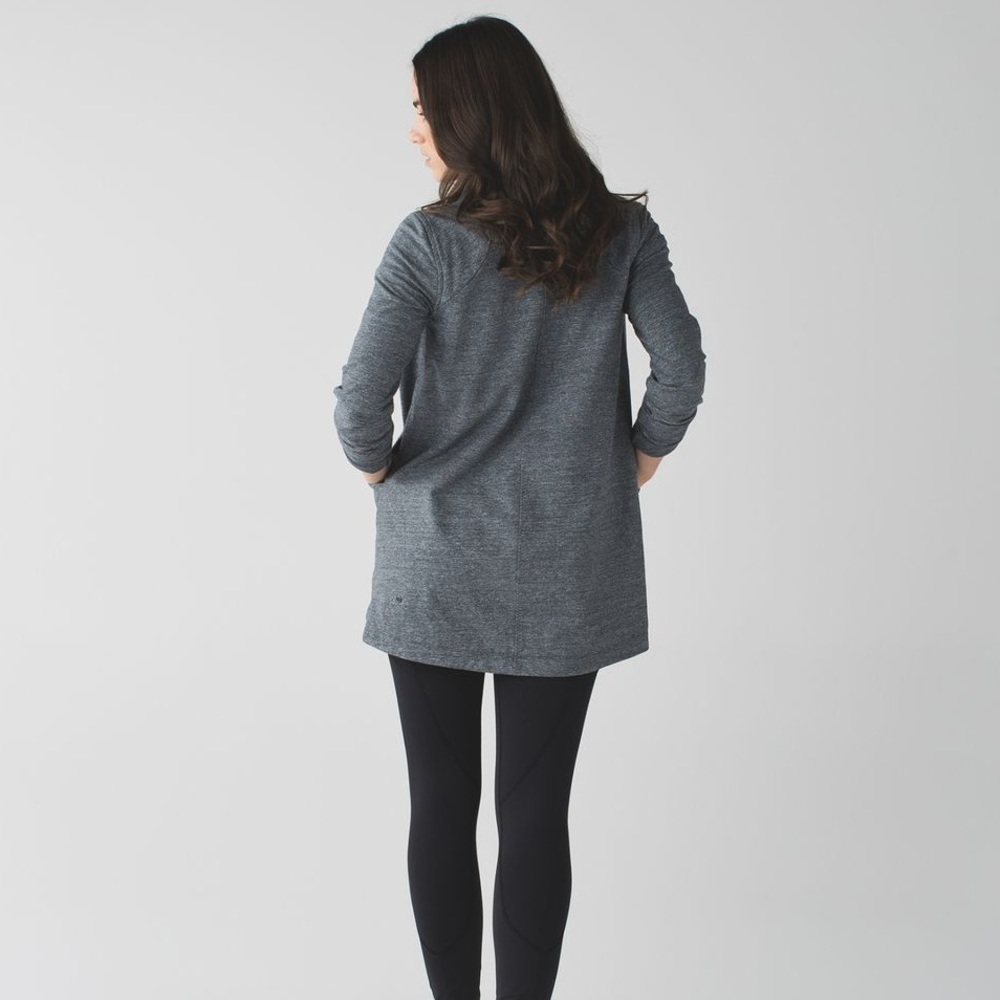 Lululemon That's A Wrap Heathered Snow Slub Coal - Picture 4 of 17